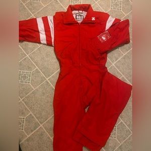Vintage 1980s Red Woman’s CIS Ski Suit
